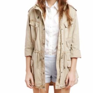 TALULA UTILITY JACKET- Color Khaki Size: XXS